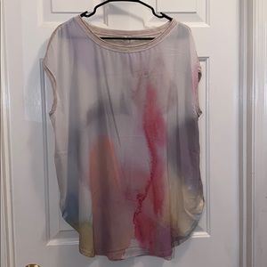 Anthropologie Paint Splashed Top